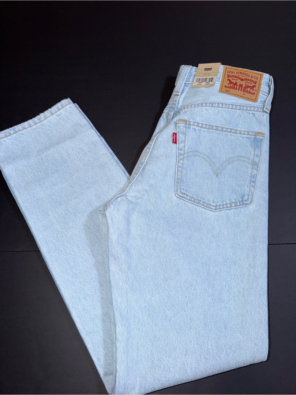 Levi's Women’s 501 Light Wash Blue Jeans